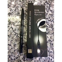 Chì kẻ viền mí mắt Face it Styling Auto Gel Liner của The Face Shop | Sức khỏe -Làm đẹp