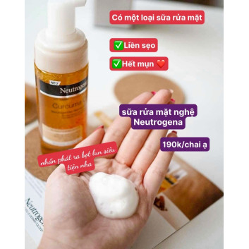 Sữa rửa mặt nghệ  Neutrogena  | Da mặt