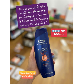 Dầu gội trị gàu 2 in 1 Head & Shoulders 400ml màu cam , tóc khô | Sức khỏe -Làm đẹp
