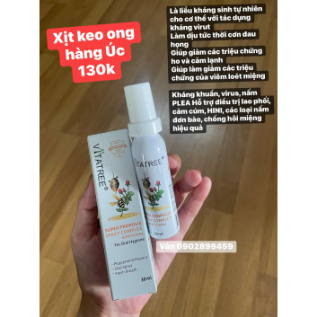 Xịt keo ong Vitatree chai 30ml                 | Đồ chơi của bé