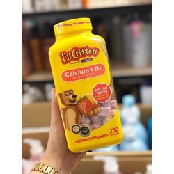 Kẹo dẻo tăng cường can xi cho bé  L’il Critters Calcium +D3 | Mẹ bầu - bé nhỏ