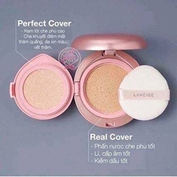 Phấn nước LANEIGE 2in1 Layering cover cushion SPF 50+ PA ++ | Da mặt