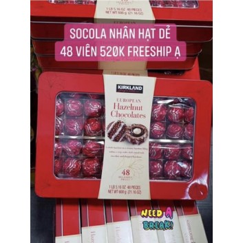 Chocolate nhân hạt dẻ Kirkland | Các loại bánh kẹo, socola