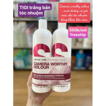 Bộ gội xả Tigi Camera Worthy Colour | Tóc