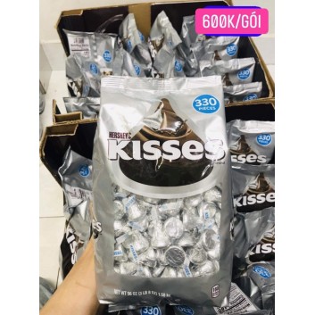 Kẹo HERSHEY'S - Kisses Milk Chocolate 1.58kg | Các loại bánh kẹo, socola