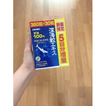Dầu gan cá mập Squalene ORIHIRO 390viên Nhật Bản | Thực phẩm chức năng