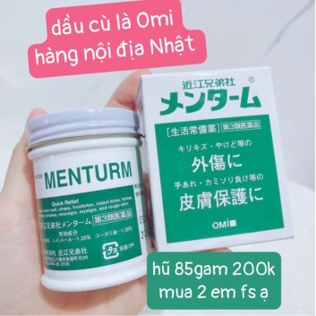 Dầu cù là hãng DƯỢC OMI Nội địa, hộp 85g  | Body