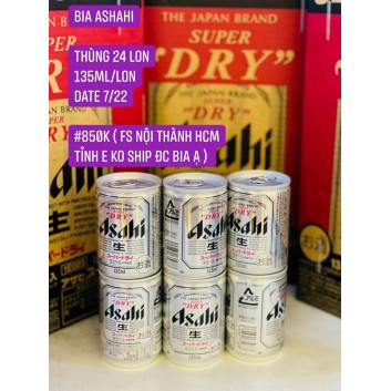 Bia Ashahi thùng 24 lon 135ml | Các loại rượu, bia