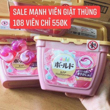 Thùng viên giặt 108 viên | Hàng gia dụng