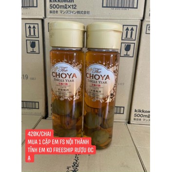 Rượu mơ Choya Single Year 650ml | Các loại rượu, bia