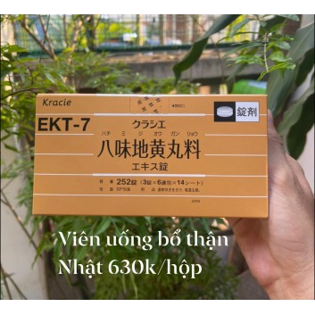 Viên uống bổ thận EKT-7 Kracie Hachimi 252 viên Nhật Bản | Thuốc bổ