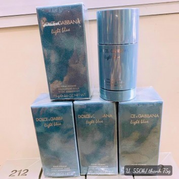 Lăn khử mùi D&G Light Blue 75g | Body