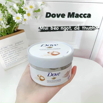 Tẩy tế bào chết Dove hương Macca và gạo sữa | Body