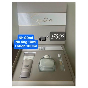 Giftset nước hoa MontBlanc Signature | Nước hoa nữ giới