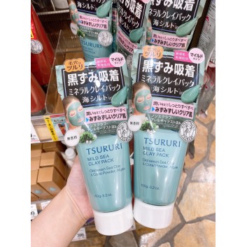 Hàng order- Mặt nạ bùn khoáng biển Tsururi Mild Sea Clay Pack Nhật Bản | Da mặt