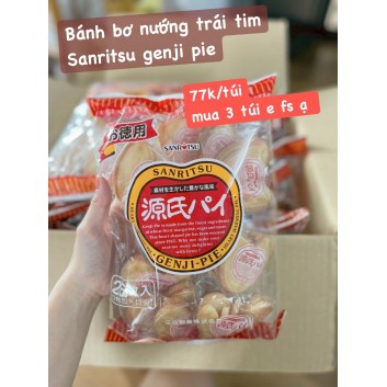 Bánh trái tim Sanritsu Genji Pie | Các loại bánh kẹo, socola