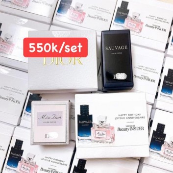 Giftset Dior mini | Nước hoa nữ giới