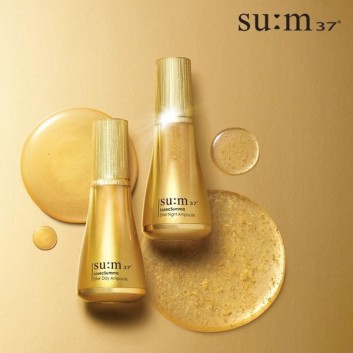 Bộ đôi tinh chất vàng tái sinh da ngày và đêm su:m37º Losec Summa Elixir Ampoule Duo | Da mặt