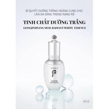 Tinh chất dưỡng trắng da The History of Whoo Gongjinhyang Seol Radiant White Essence  | Da mặt