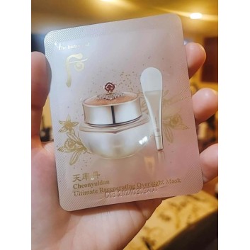 Set 10 gói Mặt nạ ngủ tái sinh da Cheonyuldan Ultimate Regenerating Overnight Mask-The History of Whoo | Da mặt