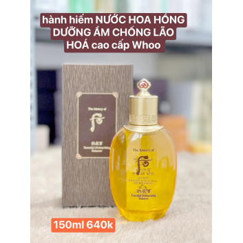 Nước hoa hồng Whoo vàng  | Da mặt