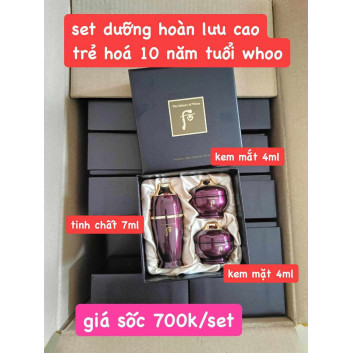 Set dưỡng hoàn lưu cao trẻ hóa Whoo | Da mặt