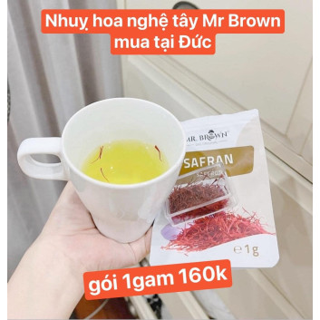  Nhuỵ hoa nghệ tây Mr.Brown hàng Đức gói 1gr | Thuốc bổ