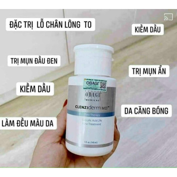 Toner BHA Obagi | Da mặt