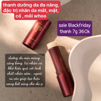 Thanh lăn dưỡng ẩm đặc trị nhăn  The history Whoo Jinyulhyang Intensive Revitalizing Multi Stick 7g | Da mặt