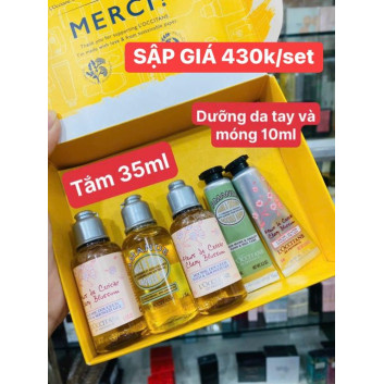 Set kem dưỡng tay và sữa tắm Loccitane | Body