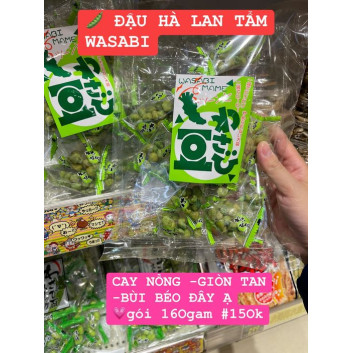 Đậu Hà Lan tẩm wasabi gói 160 gam | Các loại bánh kẹo, socola