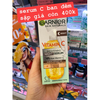 LAT-Serum C Garnier dùng ban đêm | Da mặt