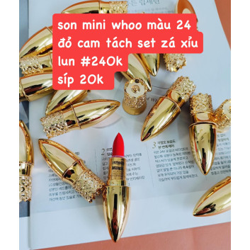 Son Whoo mini màu 24 đỏ cam | Son môi