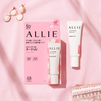 Hàng order-Kem má hồng chống nắng Allie Cheek  | Phấn
