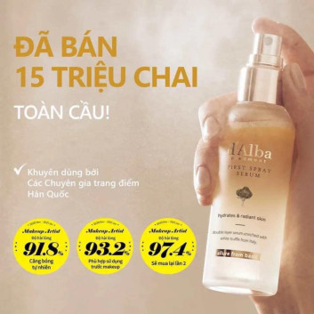 Xịt khoáng serum 2in1 D’Alba piedmont First Spray Serum 100ml | Da mặt