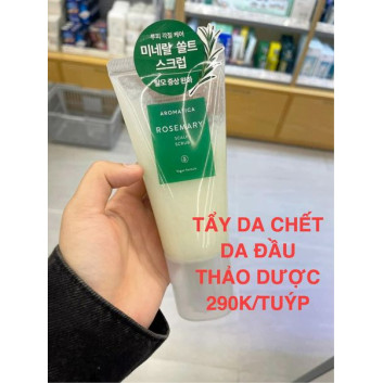Tẩy da chết cho da đầu Aromatica Rosemary Scalp Scrub 165g | Tóc