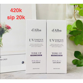 Kem chống nắng thuần chay D'alba Tone Up Purple Correcting 50ml | Da mặt