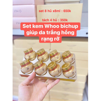 Set 8 hũ kem dưỡng tự nhuận Whoo Bichup Ja Yoon Cream | Da mặt