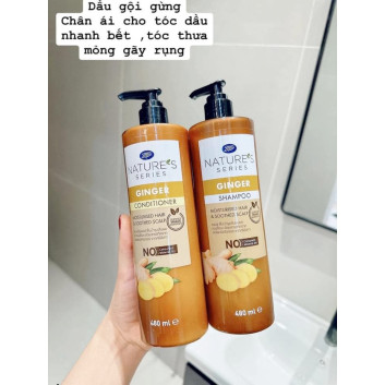 Bộ gội xả gừng Natures | Tóc