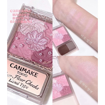 Gom order-Phấn má hồng Can make Glow Fleur Cheeks Màu BO2 Rose Ballerina | Phấn