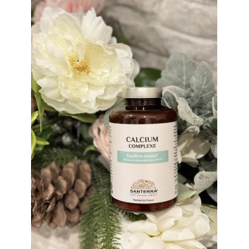 Viên uống canxi hữu cơ Santerra Calcium Complexe, nội địa Pháp 120 viên | Thuốc bổ