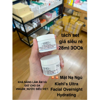 Mặt nạ ngủ Kiehl's Ultra Facial Overnight Rehydrating Mask 28ml | Da mặt