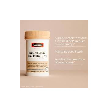 Swisse Ultiboost Magnesium, Calcium + D3 | Thuốc bổ