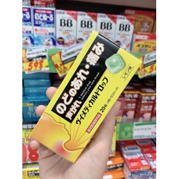 Kẹo ngâm ho, kháng khuẩn cổ họng Nhật Bản