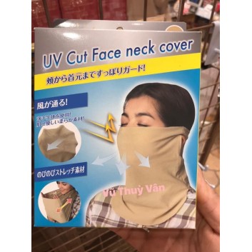 Khẩu trang che nắng, bụi UV CUT cho mặt và cổ hàng chuẩn nội địa Nhật 