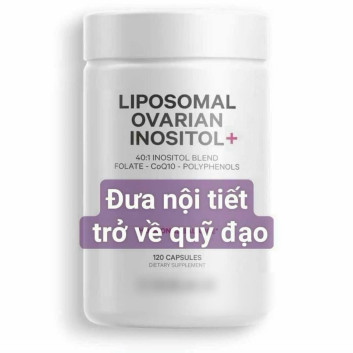 Viên uống nội tiết tố nữ Liposoman Ovarian Inositol 120 viên